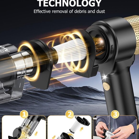 Car Vacuum Cleaner Cordless - Picture 6 of 7